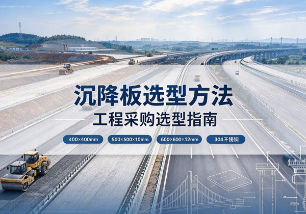老城沉降板选择方法